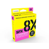 Fir textil Sufix SFX 8X Hot Yellow 0.104mm 5kg 135m