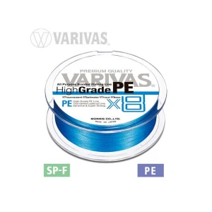 Fir Textil Varivas High Grade Pe X4 Ocean Blue 0.148mm/16lb/150m