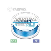 Fir textil Varivas High Grade PE X4 Water Blue 0.148mm/15lb/150m