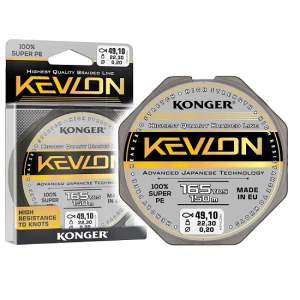 Multifilament Konger Kevlon Black X4 0.06mm 150m