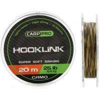 Fir Textil cu Camasa CARP PRO Sinking Hooklink Camo, 15lbs, 20m