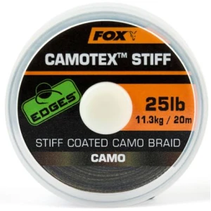 Fir Textil cu Camasa Fox Edges Camotex Stiff, 9.07kg-20lbs, 20m