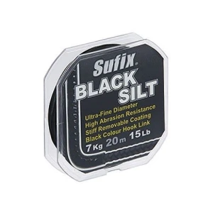 Fir Textil cu Camasa Sufix Black Silt 15lb/20m