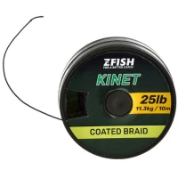 Fir Textil cu Camasa Zfish Kinet Coated Braid, Brown, 9kg, 20lb, 10m