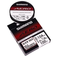 Fir monofilament Shimano Aero Slick Silk Rig Clear 0.104mm 1.08kg 100m
