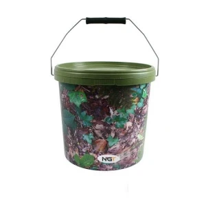 Galeata Cu Capac Ngt Camo 5l Cu Maner Metalic