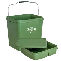 Galeata Carp Zoom Bait Bucket With Tray, 15ltr Galeata Carp Zoom Bait Bucket With Tray, 15ltr