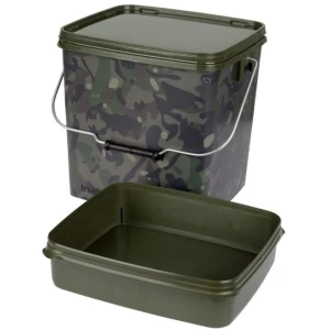Galeata TRAKKER Camo Square Container Inc Tray 13L, 28x27x23.5cm