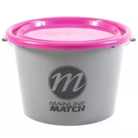 Galeata Cu Capac Mainline Match Bucket Grey, 18l