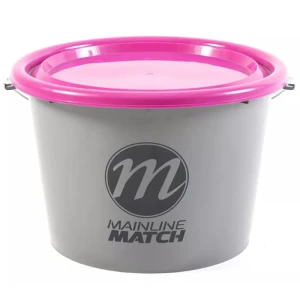 Galeata Cu Capac Mainline Match Bucket Grey, 18l