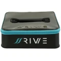 Geanta EVA + 4 Bacuri RIVE Bait Tub Case L, 36x36x11cm