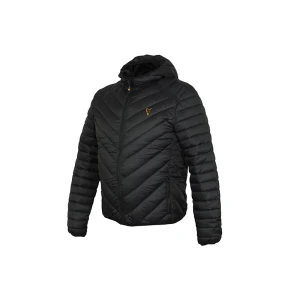 Geaca Cu Gluga Fox Quilted Jacket Black Orange Marimea Xxl