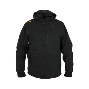 Jacheta Cu Gluga Fox Wind Blocker Hood Black/orange M
