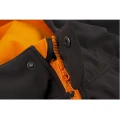 JACHETA FOX SOFTSHELL HOODY BLACK ORANGE S