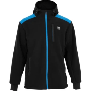 Jacheta PRESTON Windproof Fleece Jacket, Black, Marime 2XL
