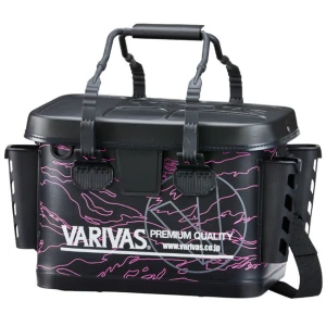 Geanta Varivas Tackle Bag Cu Suport Lansete, 36cm, Pink