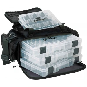 Geanta Spinning Fox Rage Lure And Tackle Bag Plus 4 Cutii Naluci 40x24x20cm Geanta Spinning Fox Rage Lure And Tackle Bag Plus 4 Cutii Naluci 40x24x20cm