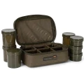 Geanta Fox Voyager 8 Pot Hookbait Case, Kaki, 25x12x16cm Geanta Fox Voyager 8 Pot Hookbait Case, Kaki, 25x12x16cm