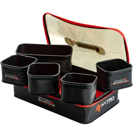 Set Bac de Nada + Geanta Nytro Starkx System Tray 40x27x8.5cm, 4+1buc