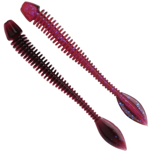 Grub BERKLEY PowerBait Power Flail, Salmon Egg Red Black, 7cm, 6buc/pac Grub BERKLEY PowerBait Power Flail, Salmon Egg Red Black, 7cm, 6buc/pac