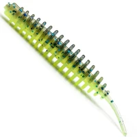 Grub FAST STRIKE Flexi Worm, 5cm, Chartreuse Blue Back, 10buc/pac Grub FAST STRIKE Flexi Worm, 5cm, Chartreuse Blue Back, 10buc/pac