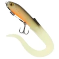 Grub FOX RAGE Slick Eel Loaded, UV Hot Olive, Nr.2, 21cm, 1buc/pac