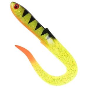 Grub Fox Rage Slick Eel, Uv Perch, 28cm, 1buc/pac