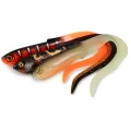 Grub Fox Rage Slick Eel, UV Red Wake, 21cm, 1buc/pac Grub Fox Rage Slick Eel, UV Red Wake, 21cm, 1buc/pac