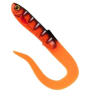 Grub Fox Rage Slick Eel, Uv Red Wake, 28cm, 1buc/pac