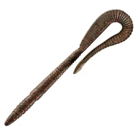 Grub Libra Bass Crazy Tail Worm, 037 Brown, 14cm, 8buc/pac