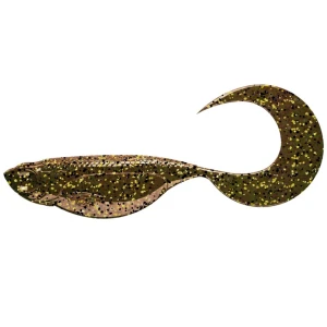 Grub Libra Embrion Twist Tail, 033 Motor Oil Brown, 4cm, 12buc/pac