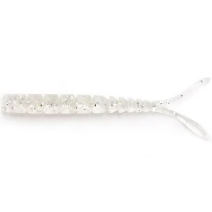 Grub Mustad Aji Micro Pilo, Clear Silver Glitter, 5cm, 15buc/pac