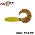 Grub RELAX Twister Standard TS, 9cm, Culoare 250, 4buc/pac