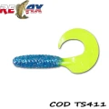 Grub RELAX Twister Standard TS, 9cm, Culoare 411, 4buc/pac