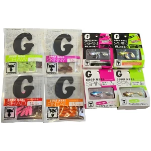Set 4x Naluci Soft + 4x Spinnertail Jackall The Good Value Meal Type B