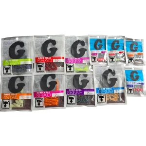 Set 8x Naluci Soft + 4x Jig Jackall The Good Value Meal Type A