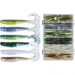 Set Naluci GUNKI Tipsy CXL Clear Water, 11.5cm, 60buc/pac