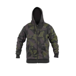 Hanorac Avid Carp Distortion Camo Zip Hoodie Xxl