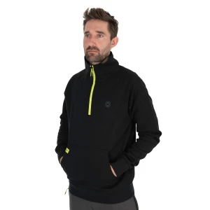 Hanorac Matrix Quarter Zip Sweat Black Edition Black/lime Marime S