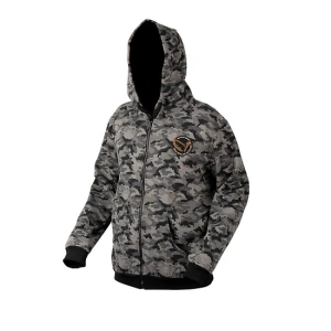 Hanorac Savage Black Camo Zip Marimea L