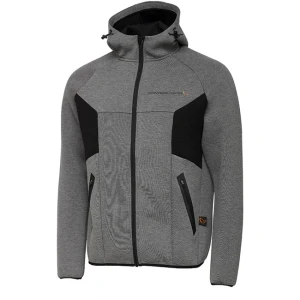 Hanorac Savage Gear Tec Foam Zip Dark Grey Melange Xxl