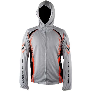 Hanorac Savage Sun Protect Zip Gri Marimea L