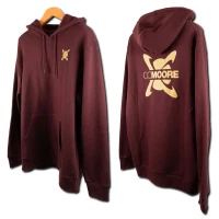 Hanorac Cc Moore Burgundy Hoodie, Marime S