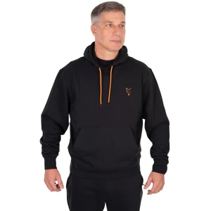 Hanorac FOX Classic Hoody, Black & Orange, Marimea L