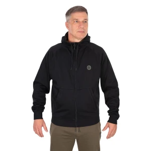 Hanorac FOX Collection Zipped Hoody, Black, Masura L