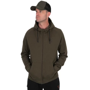 Hanorac Fox Collection Lw Hoody Green & Black, Marime M