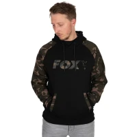 Hanorac Fox Raglan Hoody Black/Camo XXL Hanorac Fox Raglan Hoody Black/Camo XXL