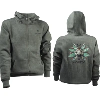 Hanorac GUNKI Chief Khaki Zip Sweat, Marime XL