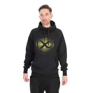 Hanorac MATRIX Large Fade Logo Hoody, Black/Lime, Marime 2XL