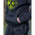 Hanorac MATRIX Large Fade Logo Hoody, Black/Lime, Marime L